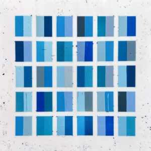 Blue Grid No. 1 | 8x8